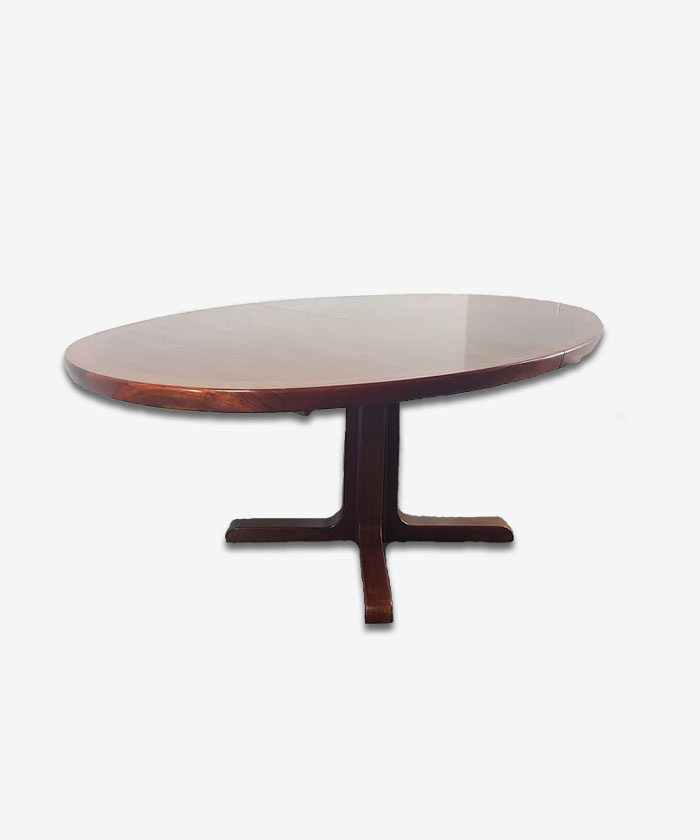 Danish Double Extending Dining Table, 1960s