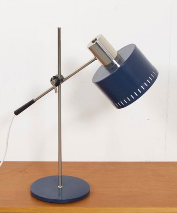 Dutch Metal Table Lamp by JJ Hoogersvorst, Anvia 1960s