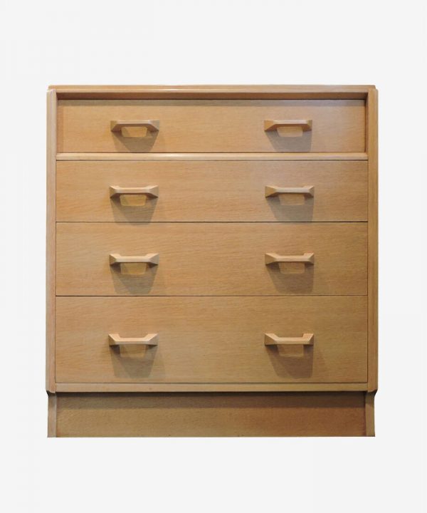G-Plan Four Drawer Oak Chest Of Drawers, 1960s