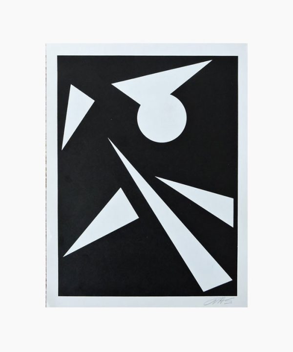 Constructivistic Serigraph by Anna Beothy-Steiner, 1920-1949
