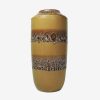 Large Yellow Lava Slip Ware Vase By Kingston Pottery, 1960s