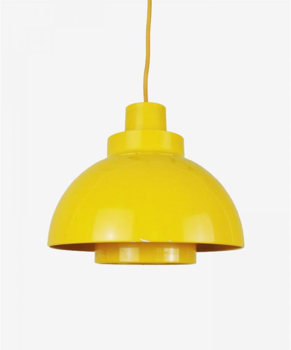 Yellow Minisol Pendant Lamp by K Kewo for Nordisk Solar, 1960s