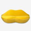 Unique Design Yellow Becca Lip Mouth sofa chaise Longue settee