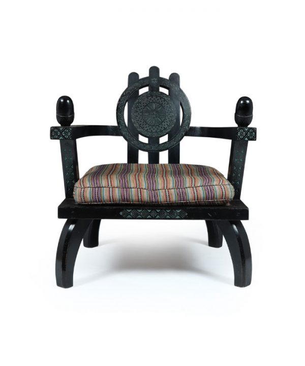 Armchair by Ettore Zaccari ebonised Black Oak c1910