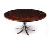 Danish Modern Rosewood Flip Flap Lotus Dining Table by Dyrlund