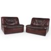Pair of De Sede DS46 Armchairs in thick Buffalo Leather c1970