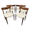 Set of six Rosewood dining chairs designed by Knud Færch