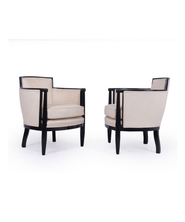 Pair of French Art Deco Armchairs c1925