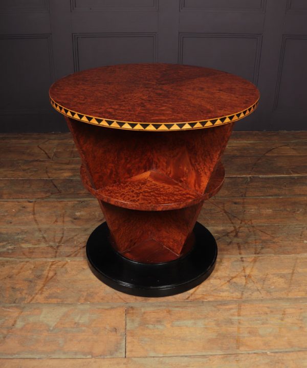 French-Art-Deco-Occasional Table in Amboyna