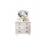 Vintage Lace Chest Of Drawers With A Mirror