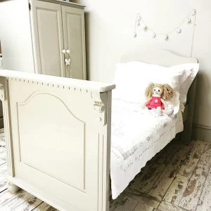 Child's Pale Grey Bed