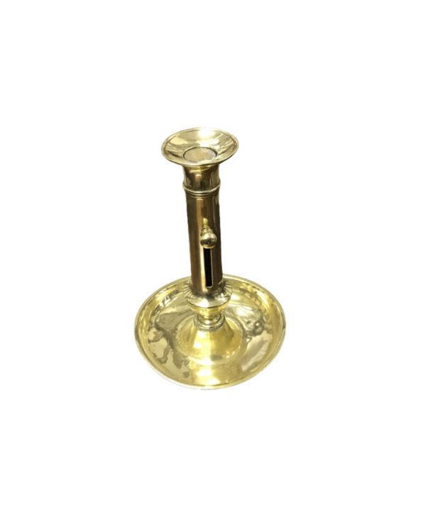 Georgian Brass Candlestick with Side Ejector