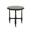 Antique Ebonised Hexagonal Table on Casters