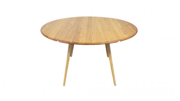 Ercol Round Drop Leaf Dining Table, 1960s - No.11