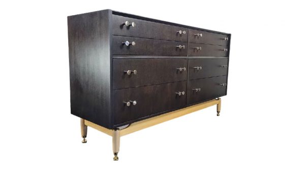 G-Plan Black Double Chest of Drawers, 1960s