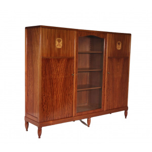 French Art Deco Library Bookcase By Maurice Dufrene