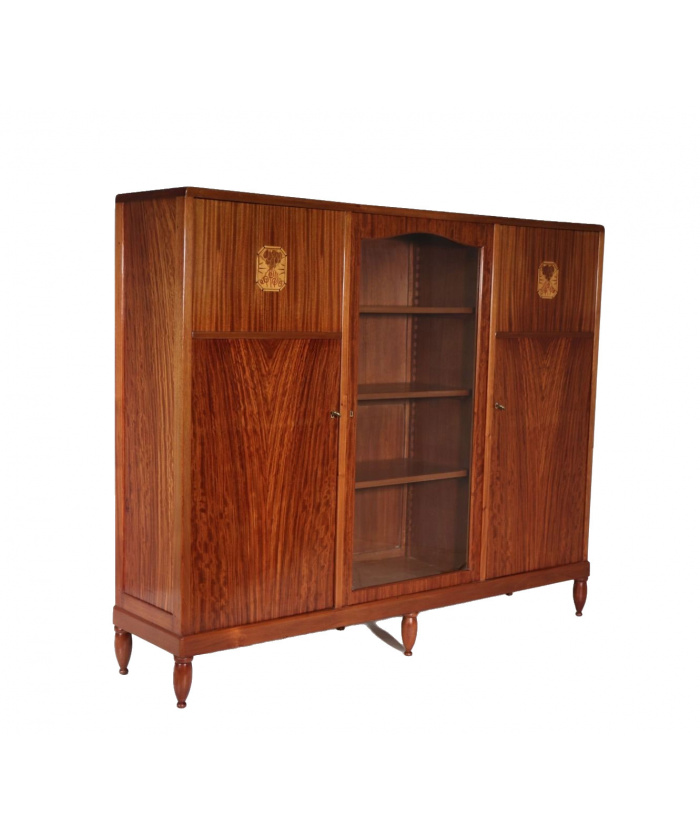 French Art Deco Library Bookcase By Maurice Dufrene