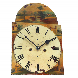 Grandfather Clock Dial 19th Century Longcase