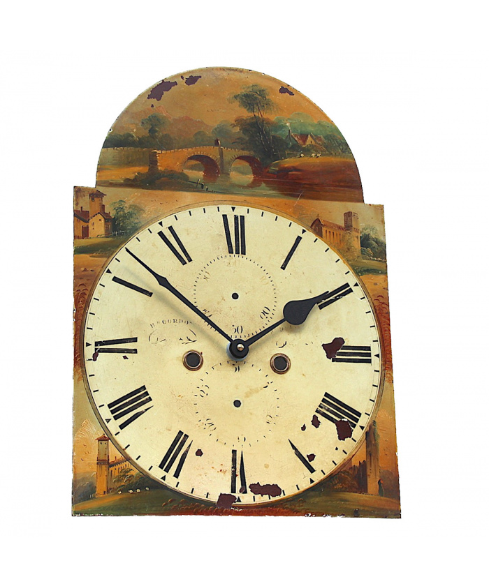 Grandfather Clock Dial 19th Century Longcase