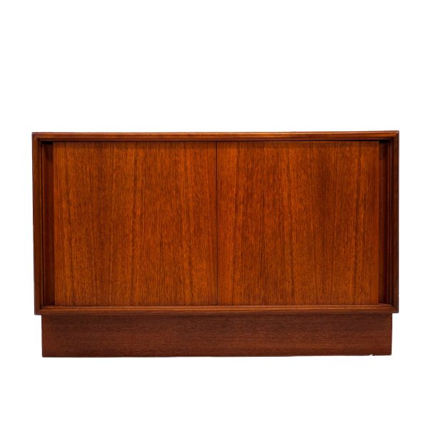 Mid-Century Teak Cabinet with Sliding Doors from G-Plan, 1960s