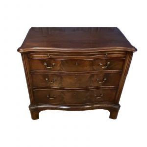 Serpentine Front Mahogany Chest
