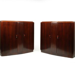 Skip to the end of the images gallery Skip to the beginning of the images gallery Pair of Art Deco Sideboards in Rosewood