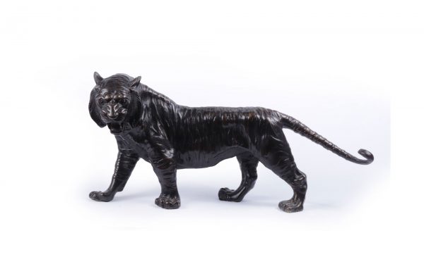 Bronze Tiger Sculpture C1950