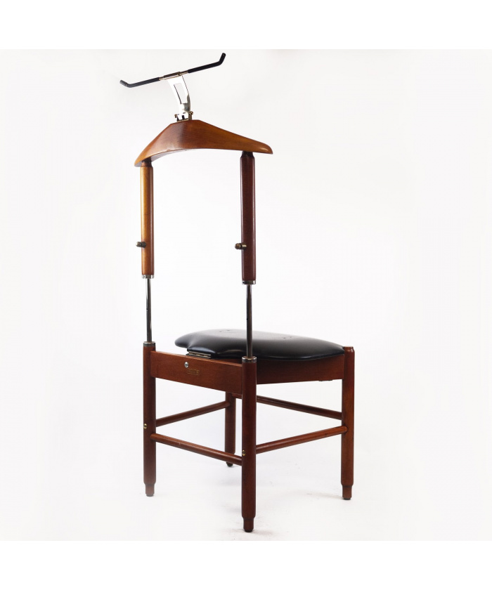 Teak Clothes Valet Chair By Fratelli Reguitti Italy, 1960s