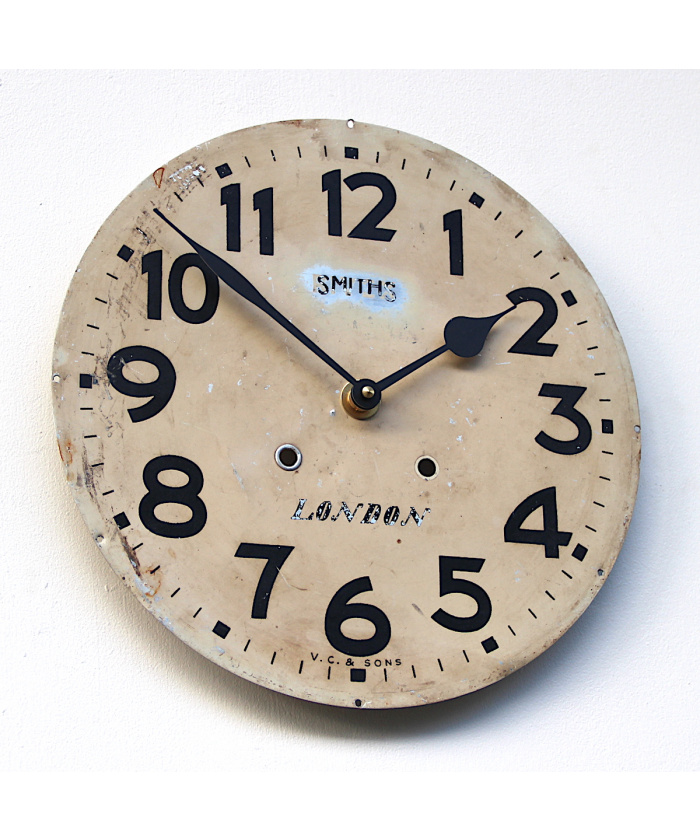 Smiths Aluminium Clock Dial