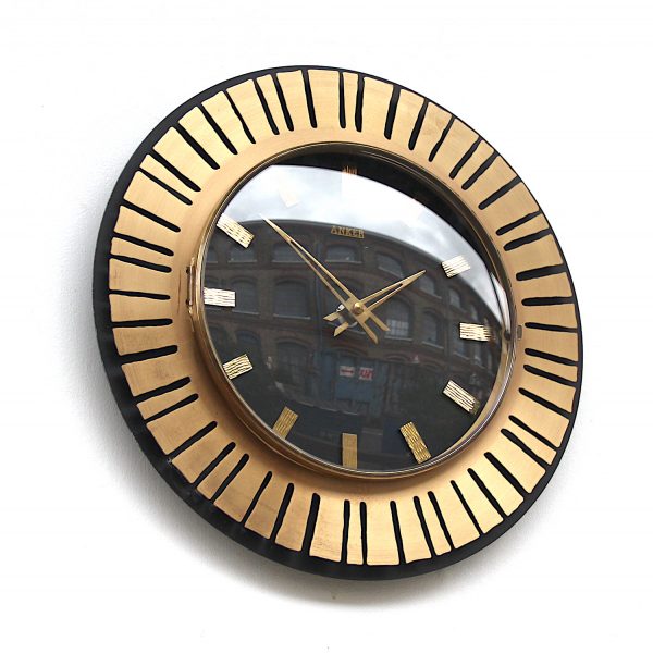 Sunray Style Wall Clock By Anker, 1960s