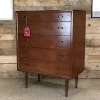 William Lawrence 5 Drawer Chest of Drawers with Original Label, 1960s