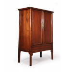 18th Century Chinese Hardwood Tapered Cabinet