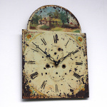 Grandfather Clock Hand Painted Dial