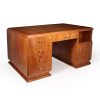 Large French Art Deco Desk In Cherry C1930