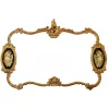Large French Rococo Ornate Gold Wall Mirror