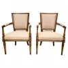 Pair Of French 18th Century Directoire Armchairs