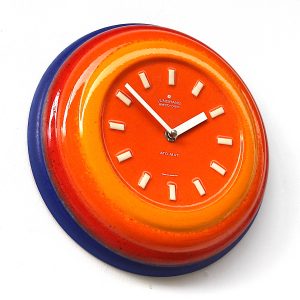 Vintage Lava Style Wall Clock, 1970s