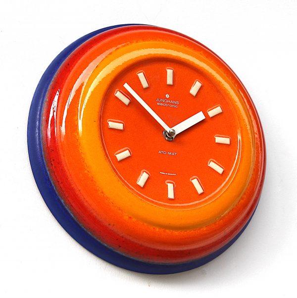 Vintage Lava Style Wall Clock, 1970s