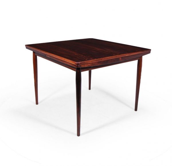 Mid Century Small Square Dining Table By Arne Vodder C1950