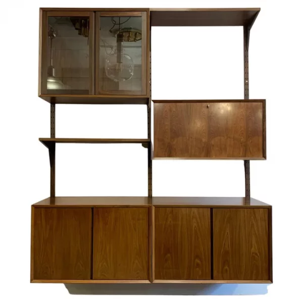 1960s Danish Rosewood Wall Unit By Poul Cadovius