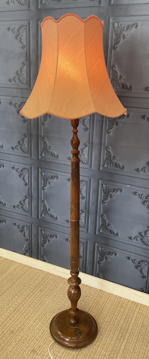 Carved Standard Lamp