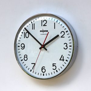 Vintage Office Style Wall Clock, 1970s