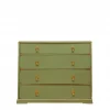 Antique Green Painted Chest Of Drawers