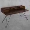 Rare Vintage Mid-Century German Walnut Lady Desk, 1950s