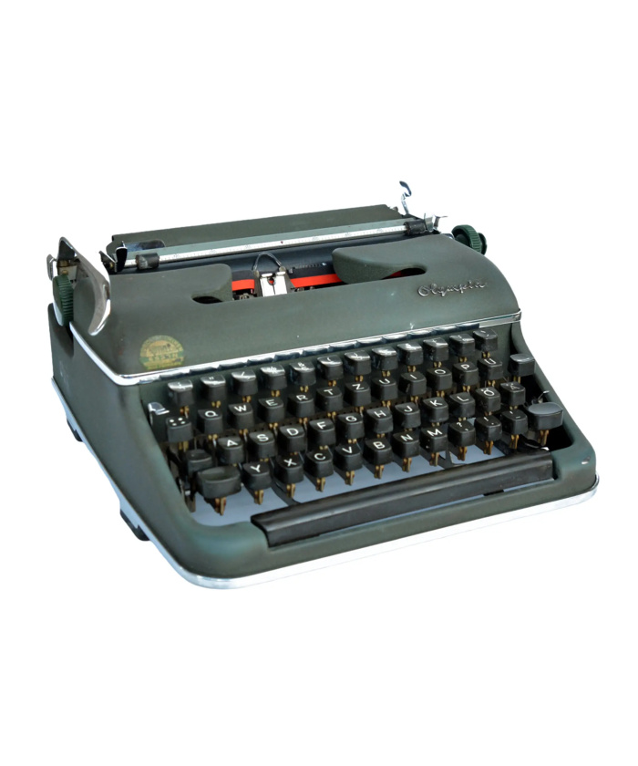 1953 bauhaus suitcase typewriter Olympia Wilhelmshaven Type: SM-3, Germany