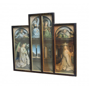 A Rare Arundel Society Chromolithograph Of The Annunciation