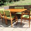 Mid Century Modern Extending Dining Table And Chairs