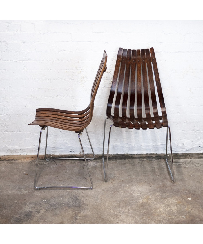 Rosewood Dining Chairs by Hans Brattrud for Hove Møbler, 1960s