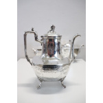 Antique tea and coffee service in silver metal brand Reed & Barton
