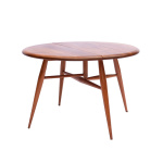 Vintage Drop Leaf Round Coffee Table By Ercol, 1960s